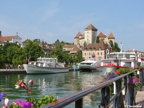 Annecy Port and Chateau